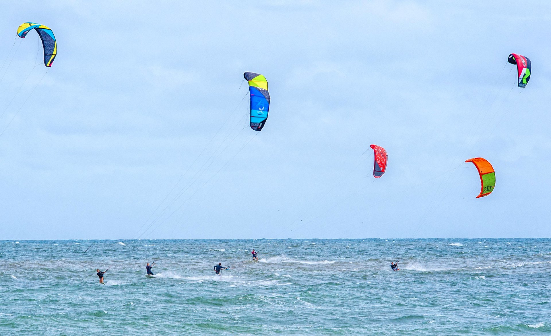 kitesurf cielo mare vento paracadute tavola