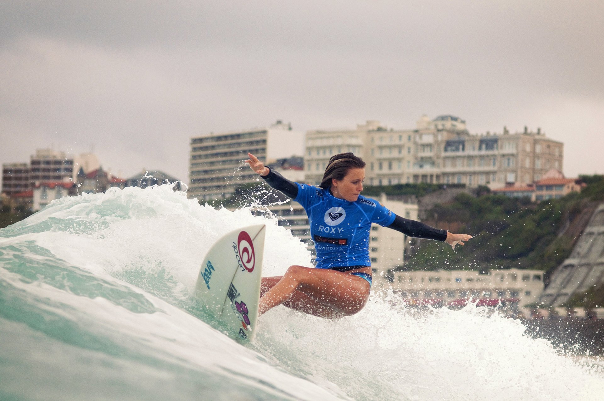 alana blanchard surfing sea