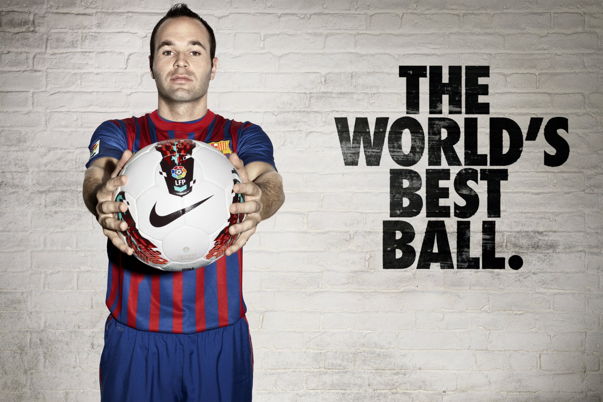 andrés iniesta fc barcelona balón nike