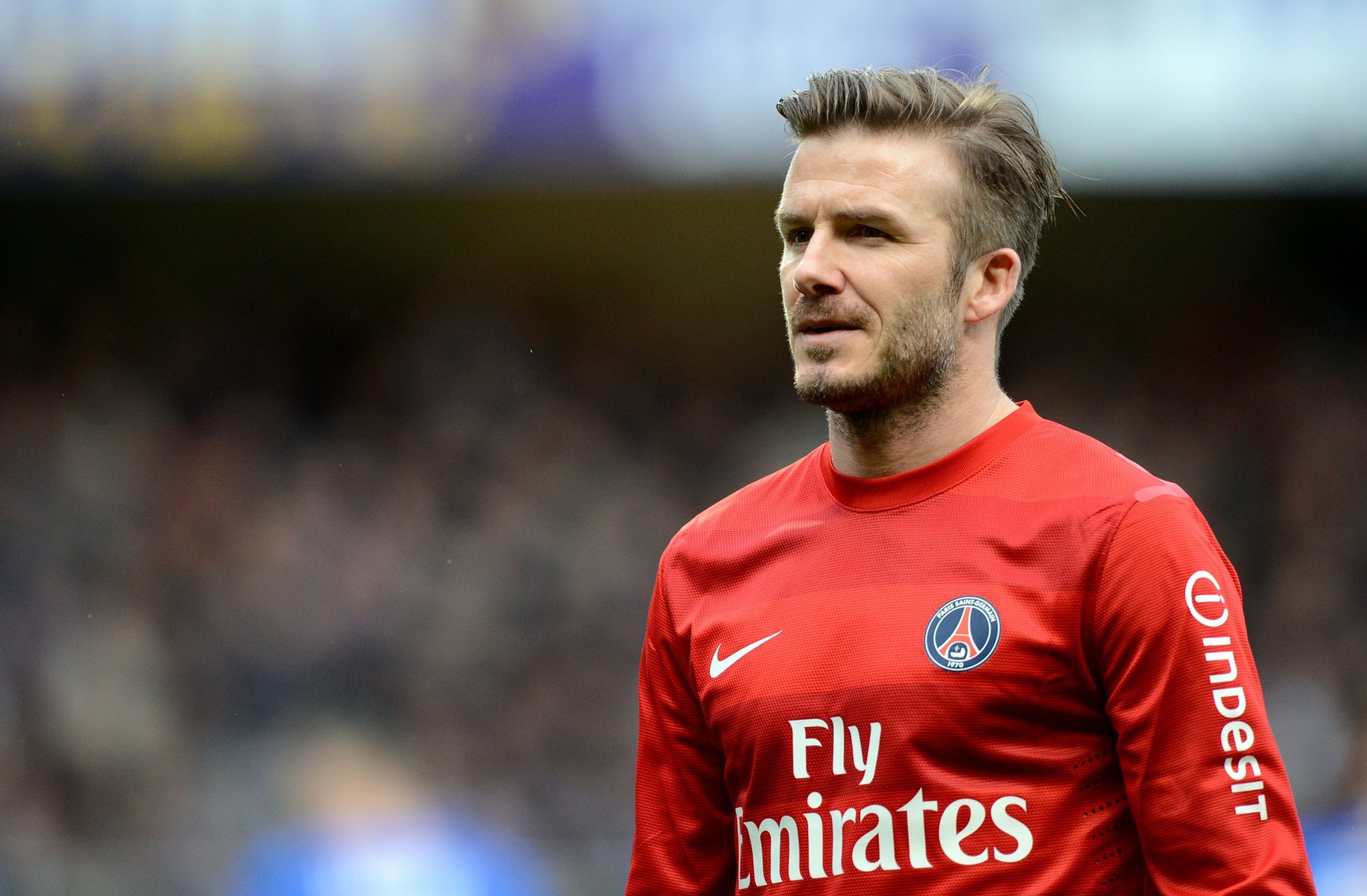 david beckham paris saint-germain psg paris saint-germain giocatore stella calciatore sport calcio