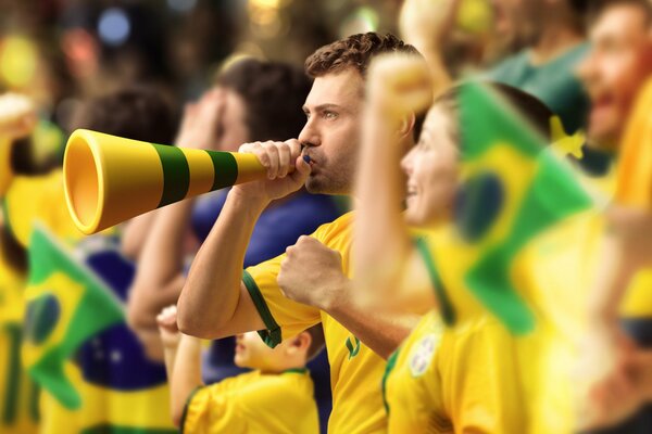 Les fans brésiliens prennent soin de leur équipe