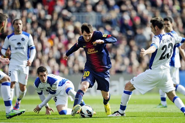 El fútbol del conocido futbolista Messi