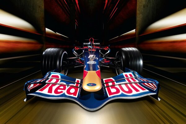 Voiture de Formule 1 avec l inscription Red Bull