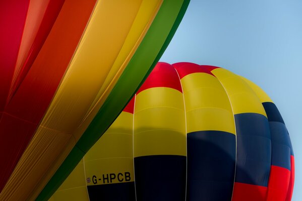 Deux ballons lumineux