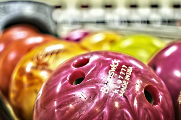 Belle palle da bowling