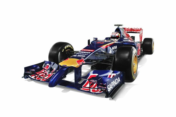 Formel-1-Boliden mit heller Färbung