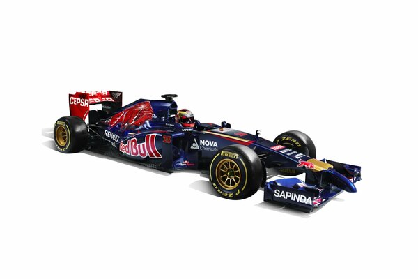 Voiture de course avec l inscription Red Bull sur la formule 1