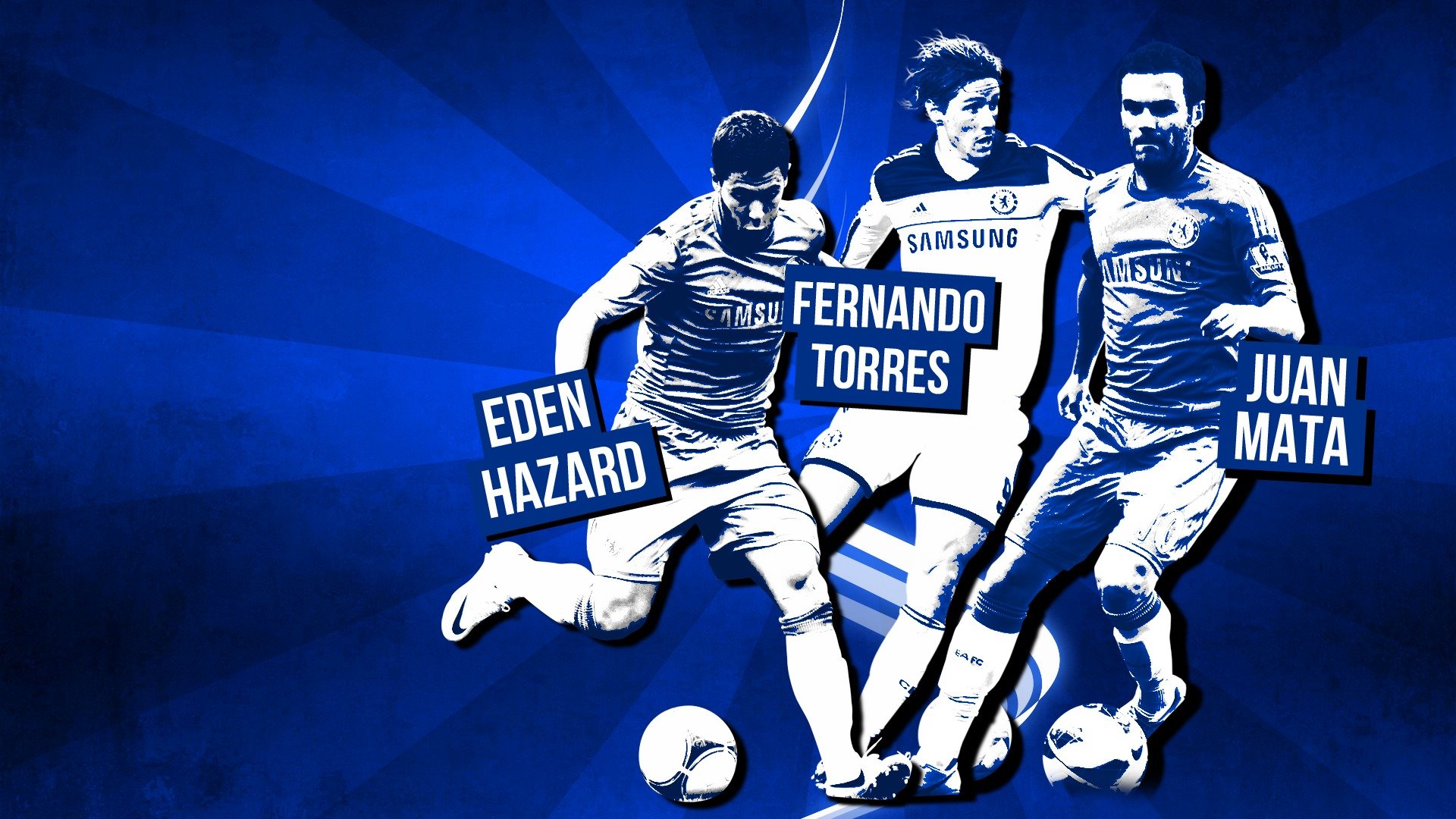 chelsea fc blues eden hazard fernando torres juan mata