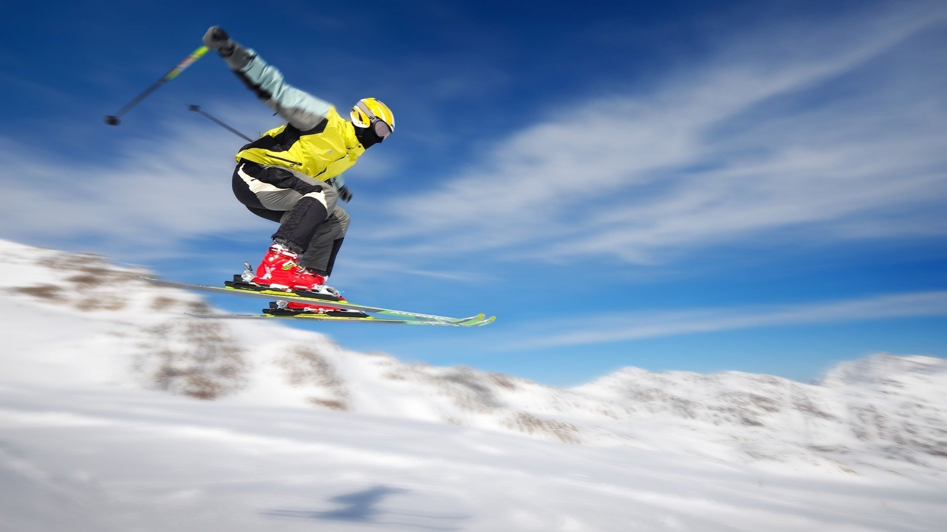 sport neve inverno salto sci