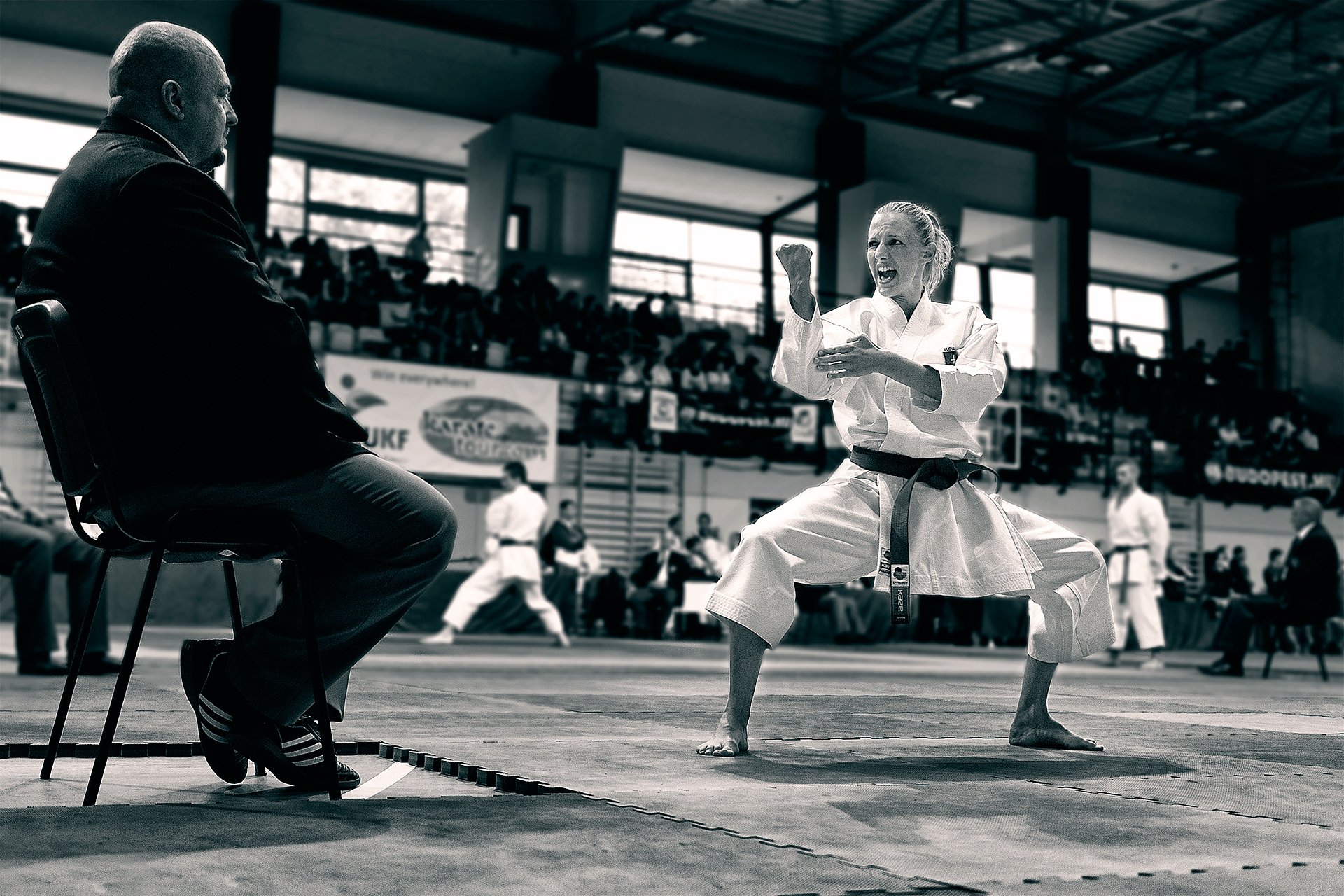 atleta karate kimono