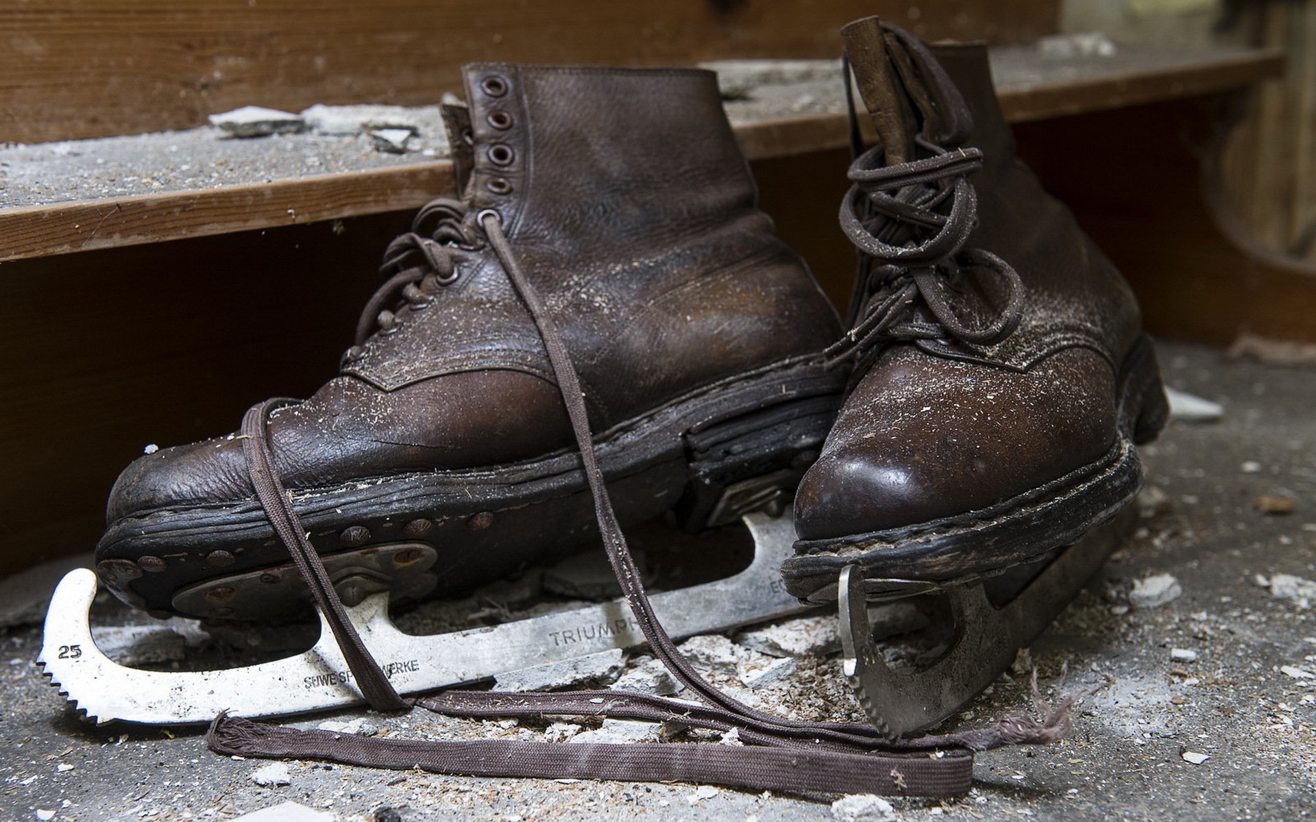 patins gros plan fond