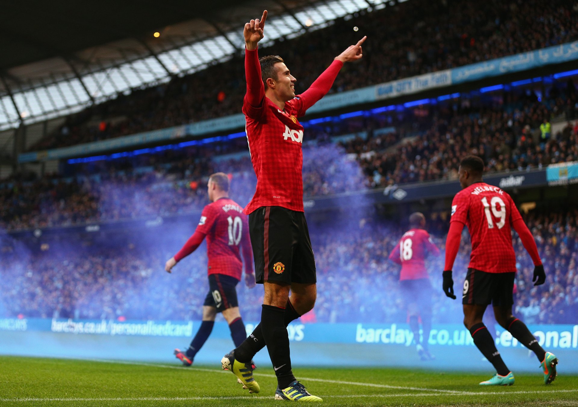 robin van persie manchester united gol deportes fútbol