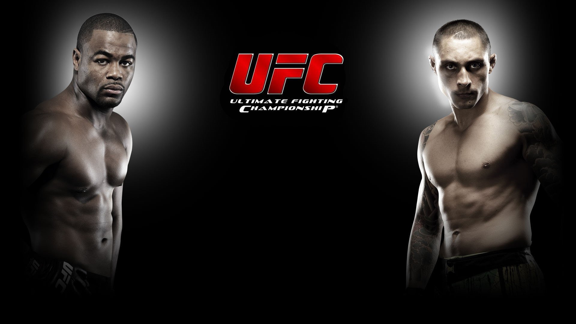 ufc luchadores rashad evans thiago silva artes marciales mixtas thiago silva fondo negro logotipo