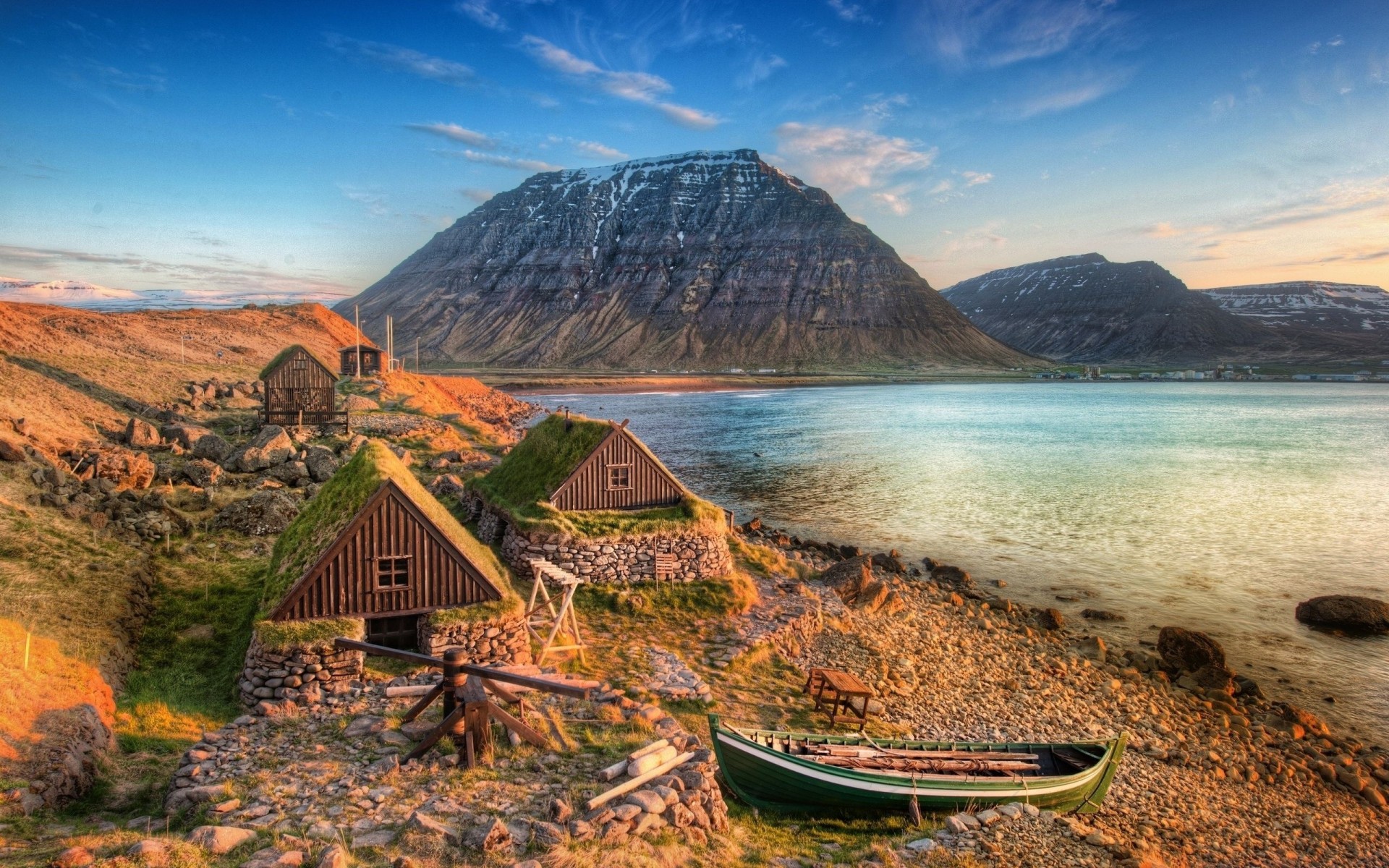 house purity lake beach structures nuremberg mountain boat