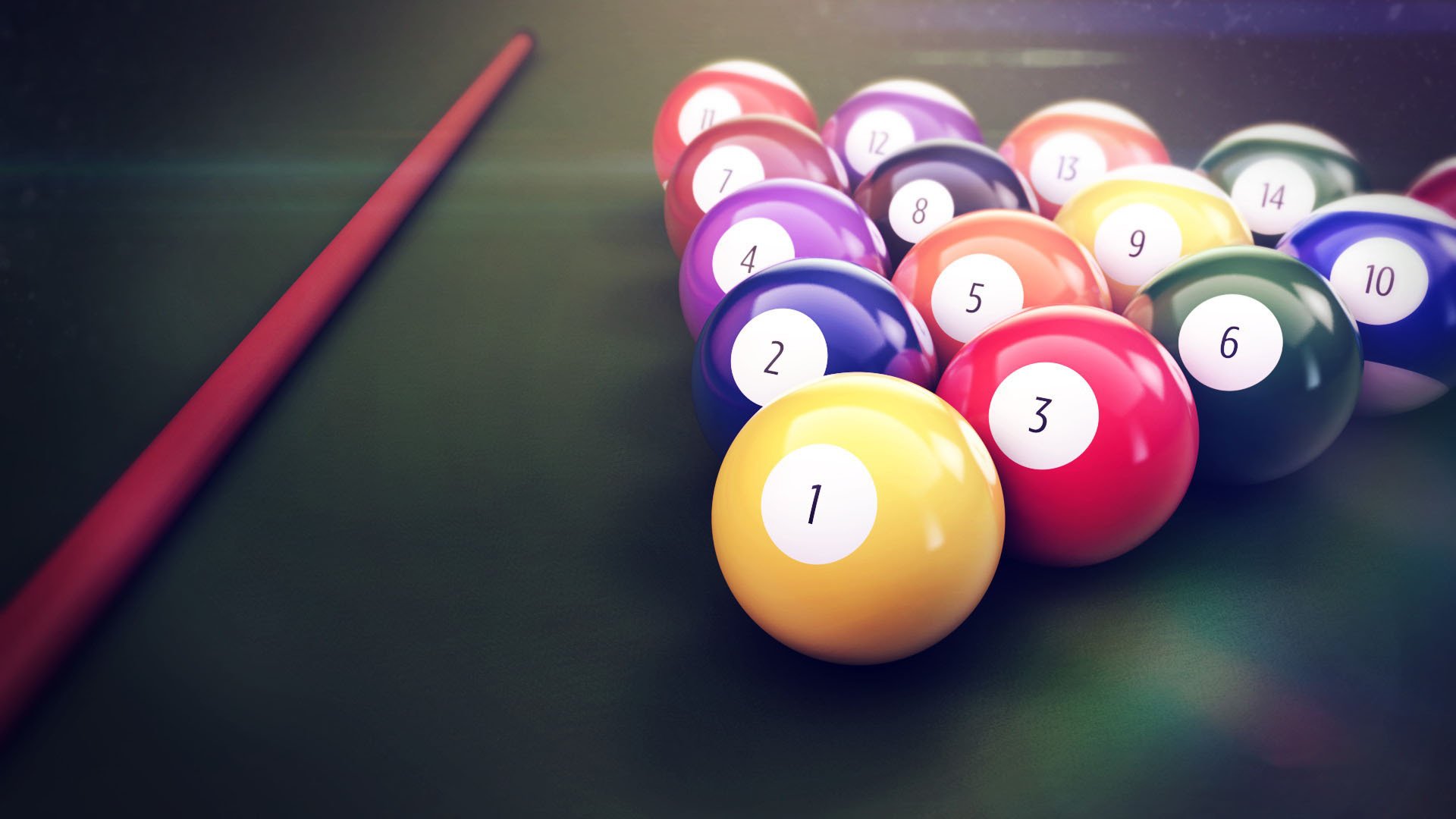 billard table boules cue