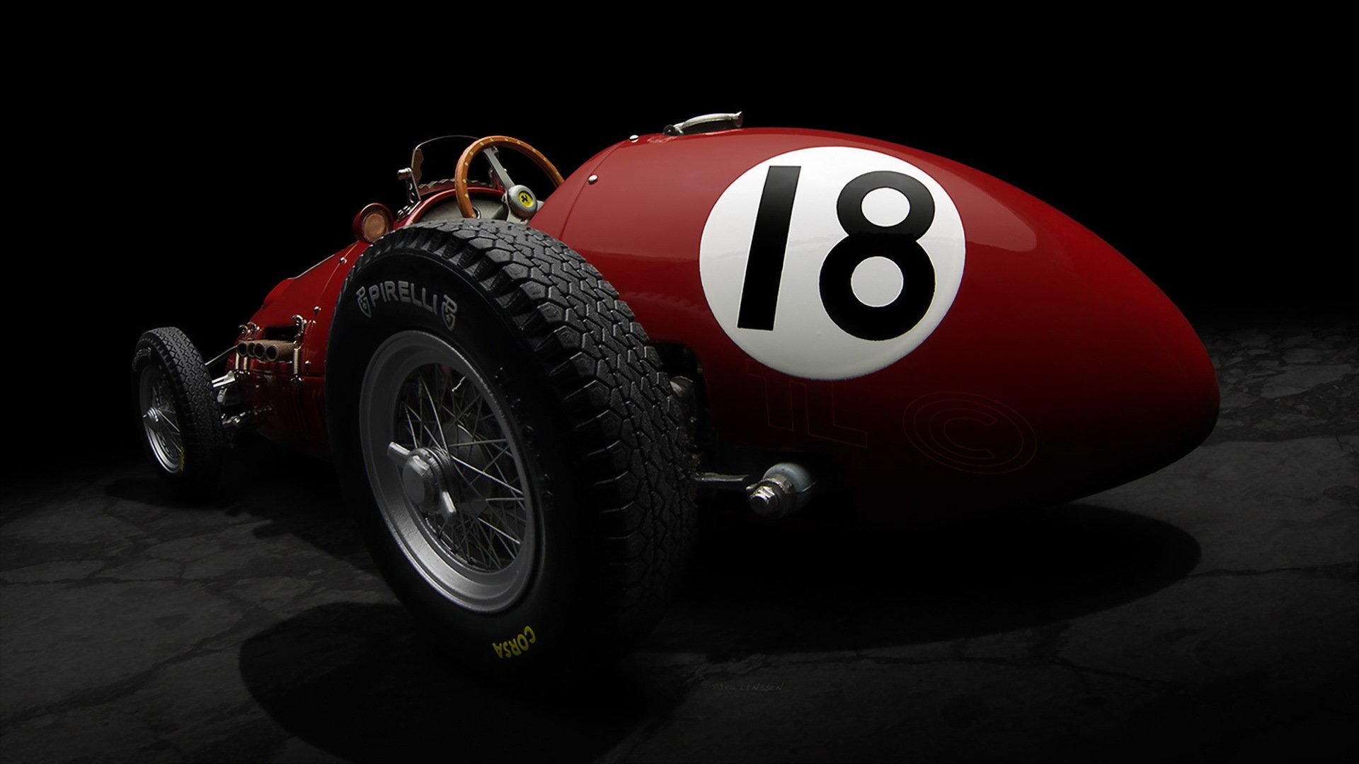 1952 ferrari 500 f2 samochód sport tło