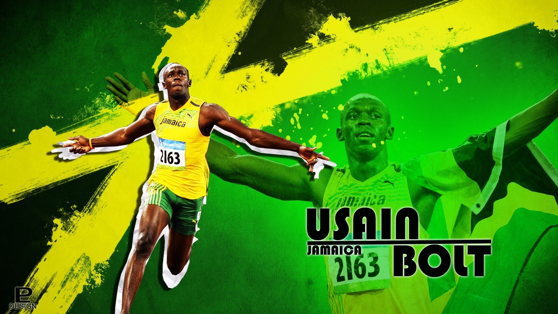 usain bolt sprinter athlete running olympic games jamaica