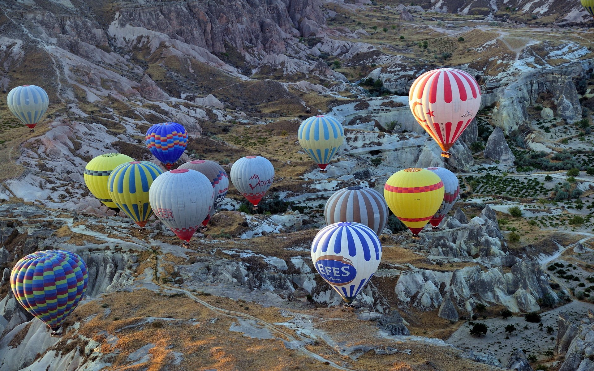 ballons sport paysage