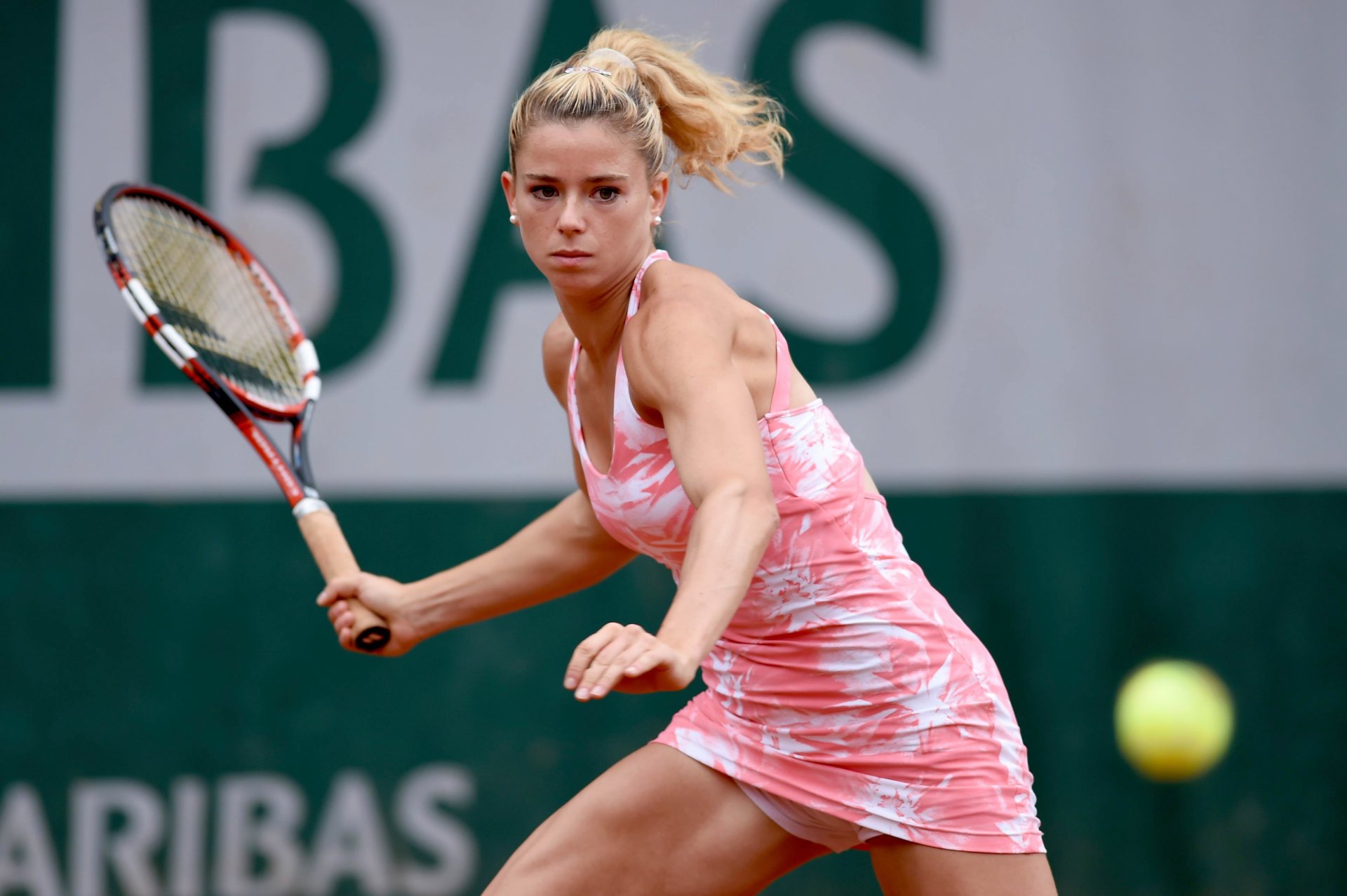 giorgi camila giorgi italian tennis player racket ball