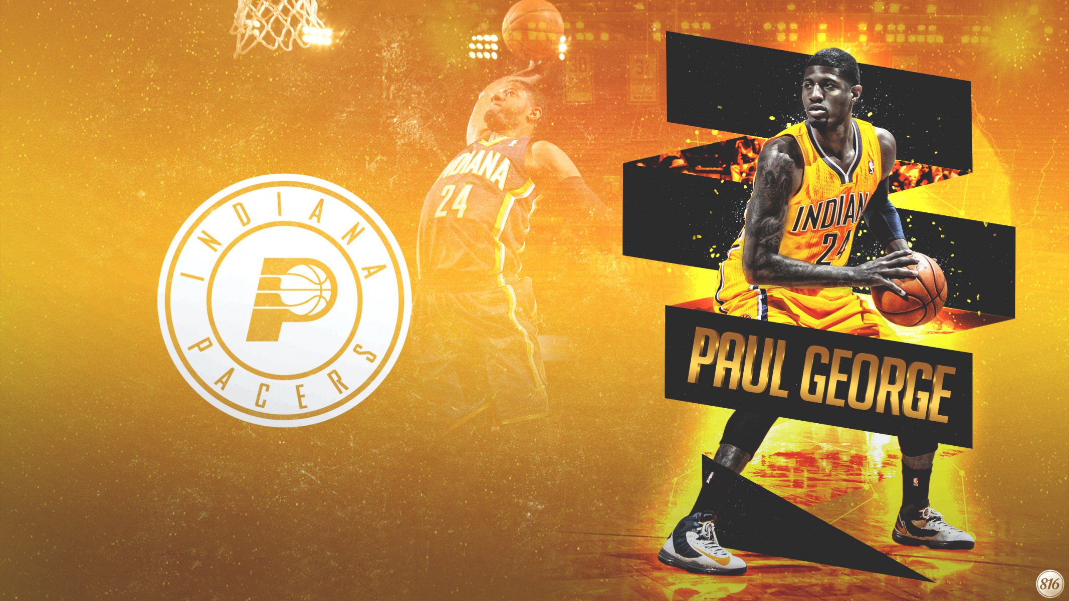 paul george indiana pacers sports basketball nba