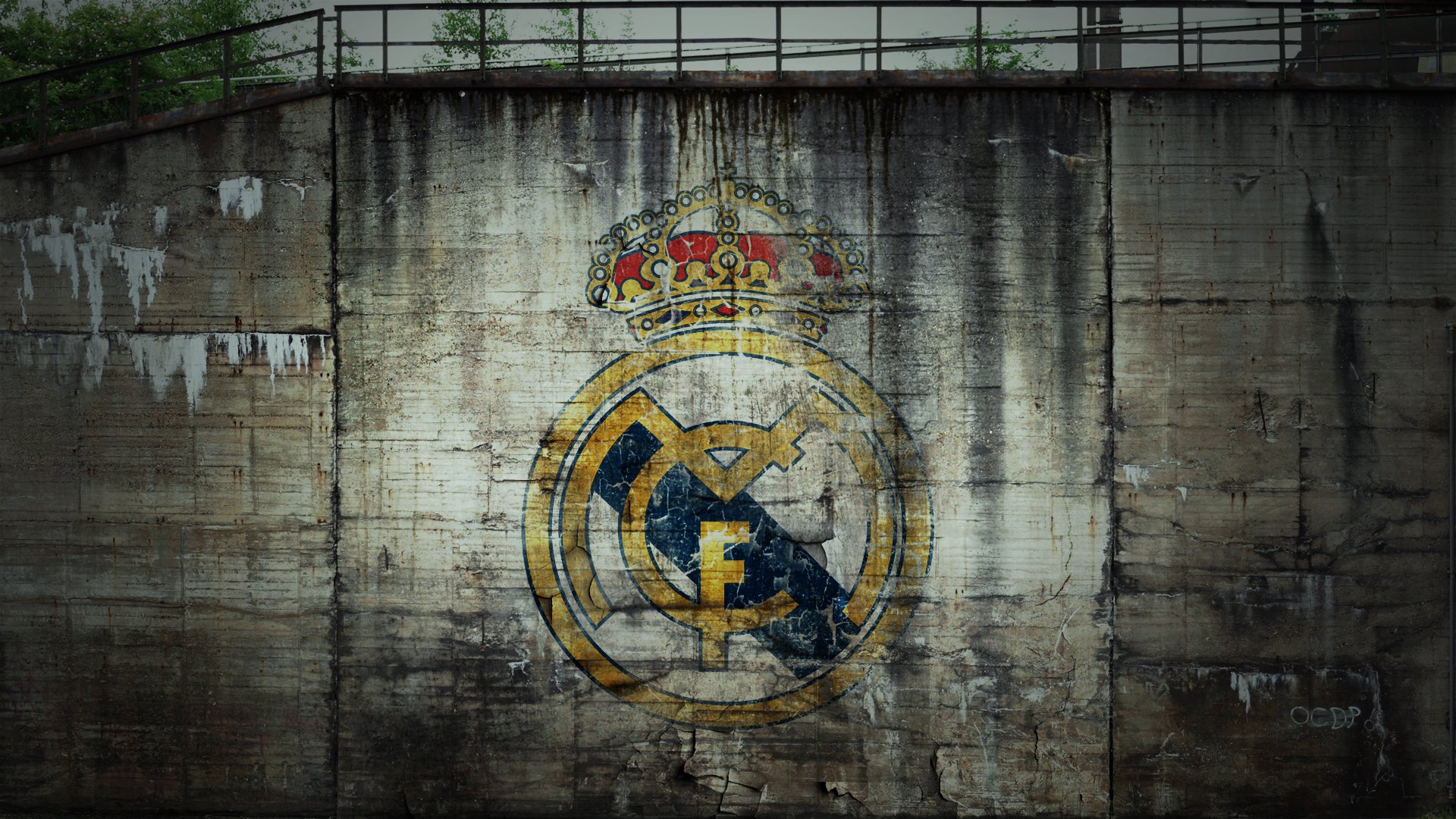 real madrid logo fußball blanco