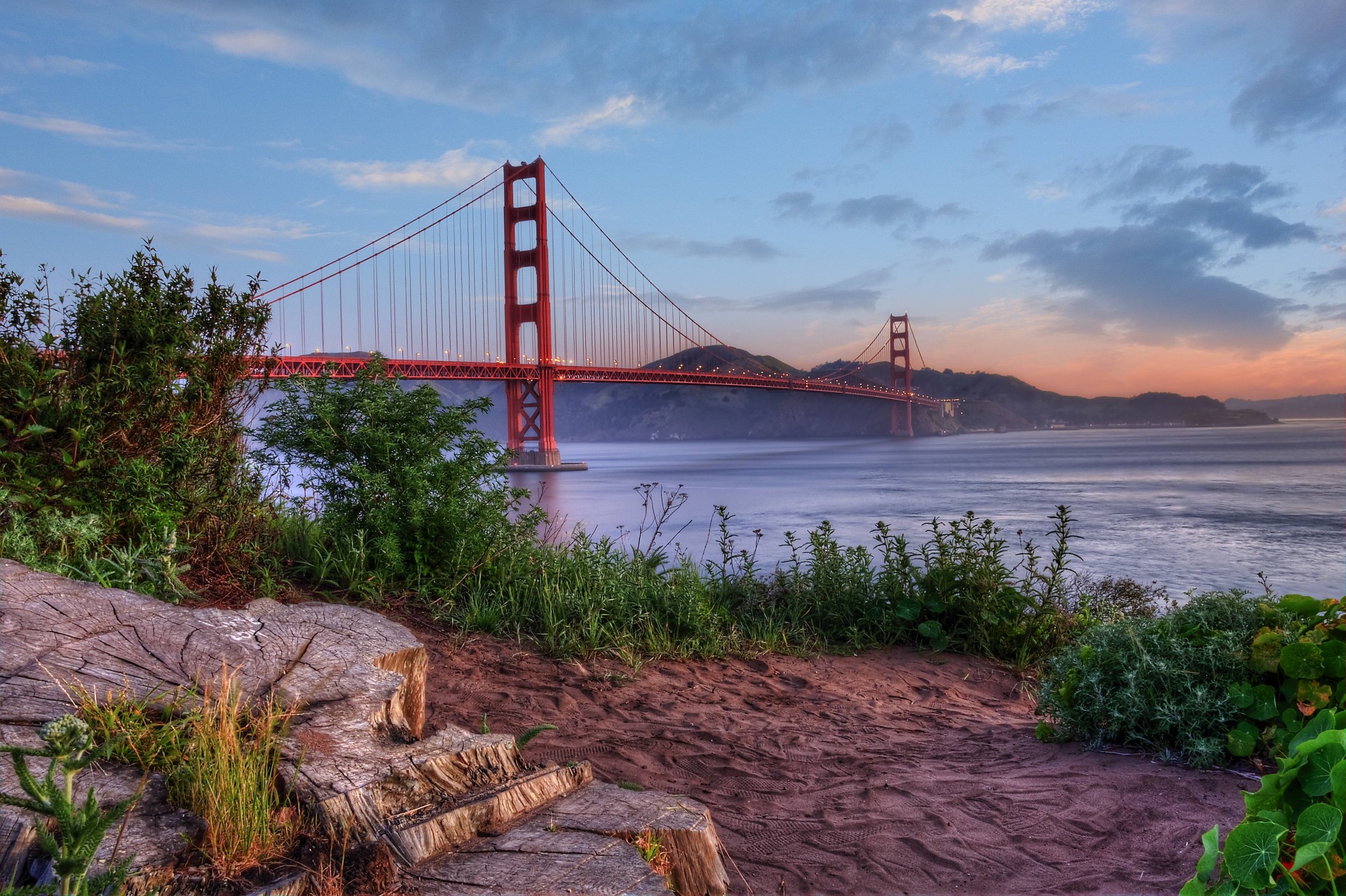 ponte paesaggio san francisco golden gate