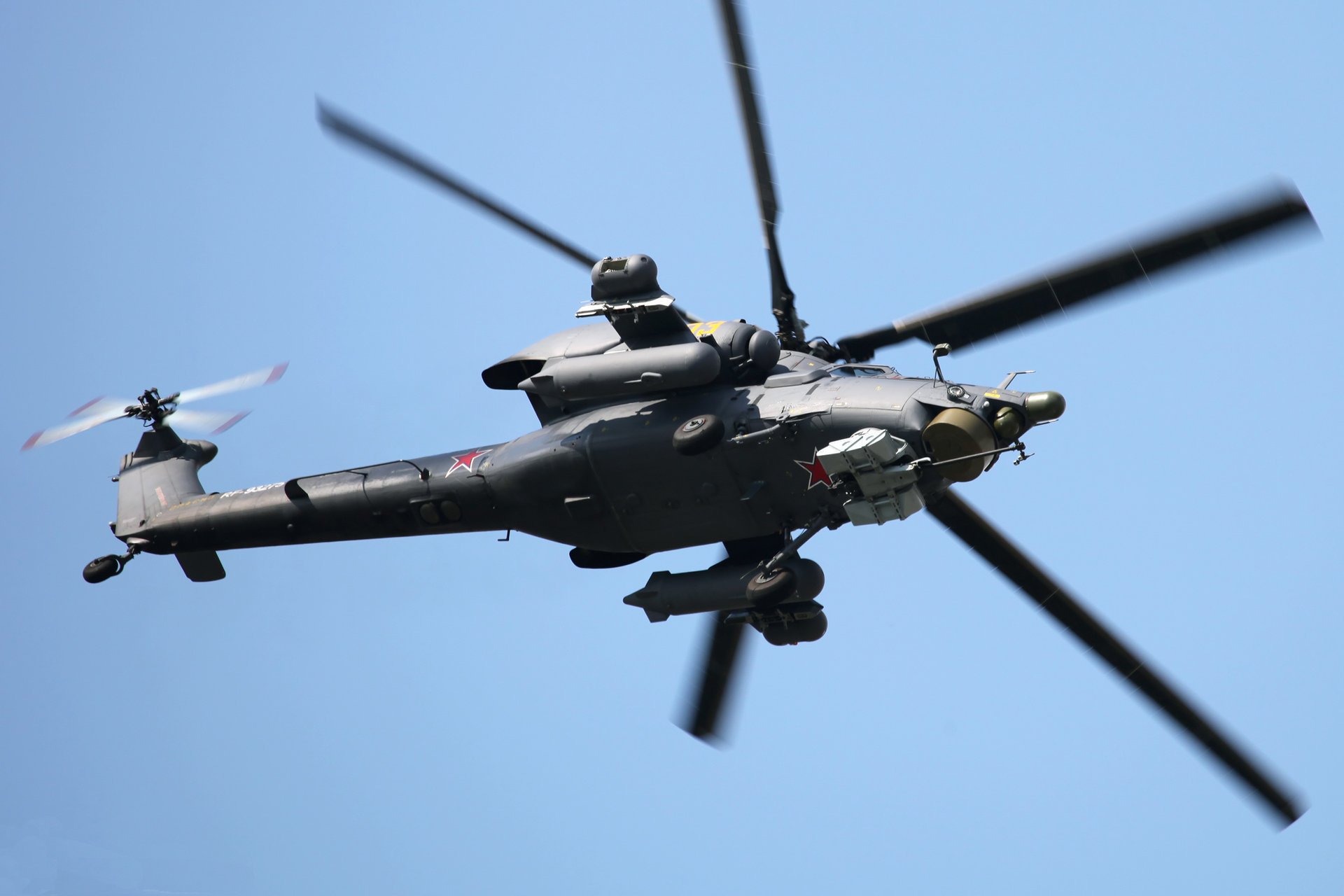 armée de l air russe chasseur de nuit hélicoptère mi-28n havoc