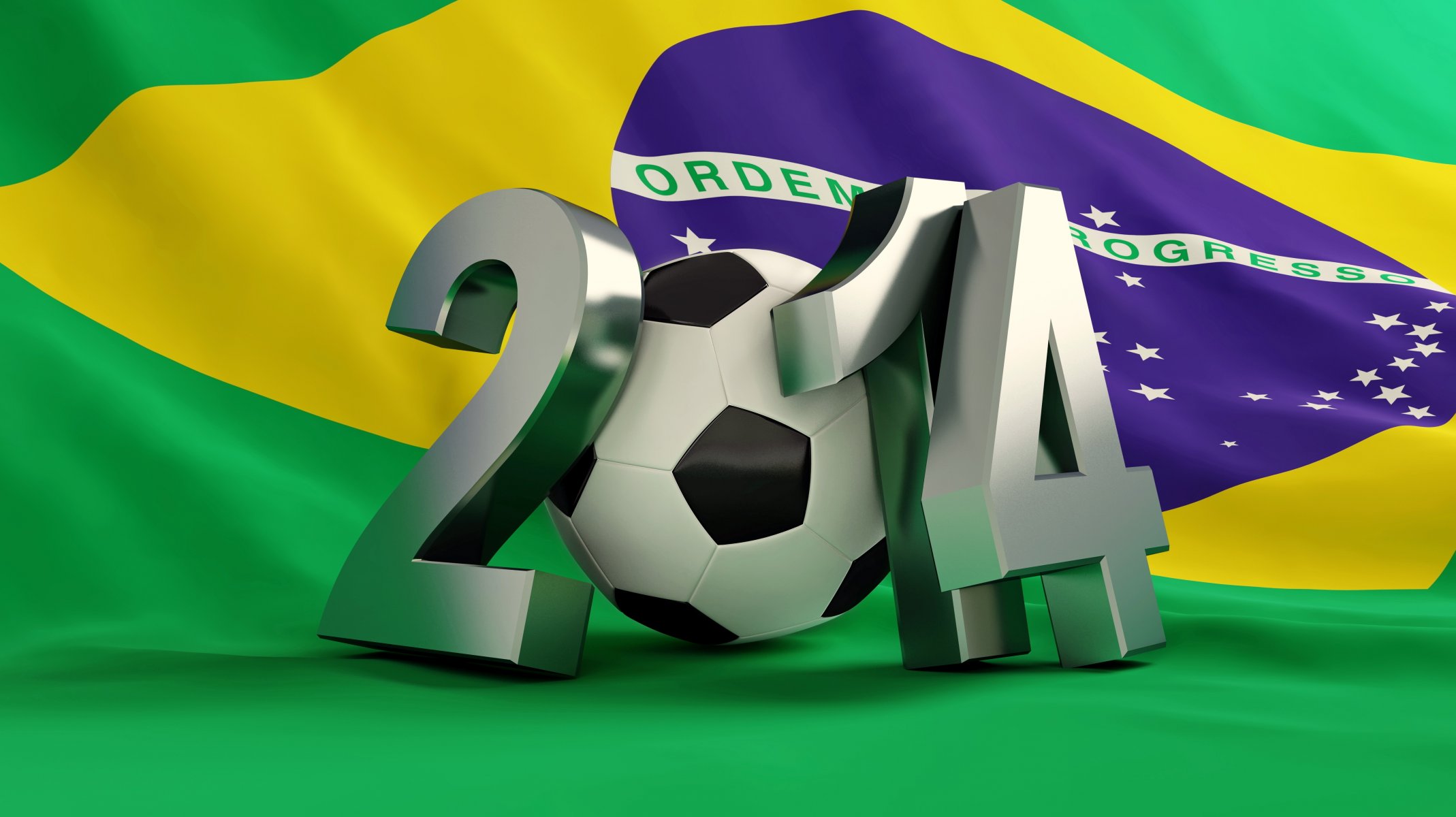 brasil fifa world cup 2014 football flag