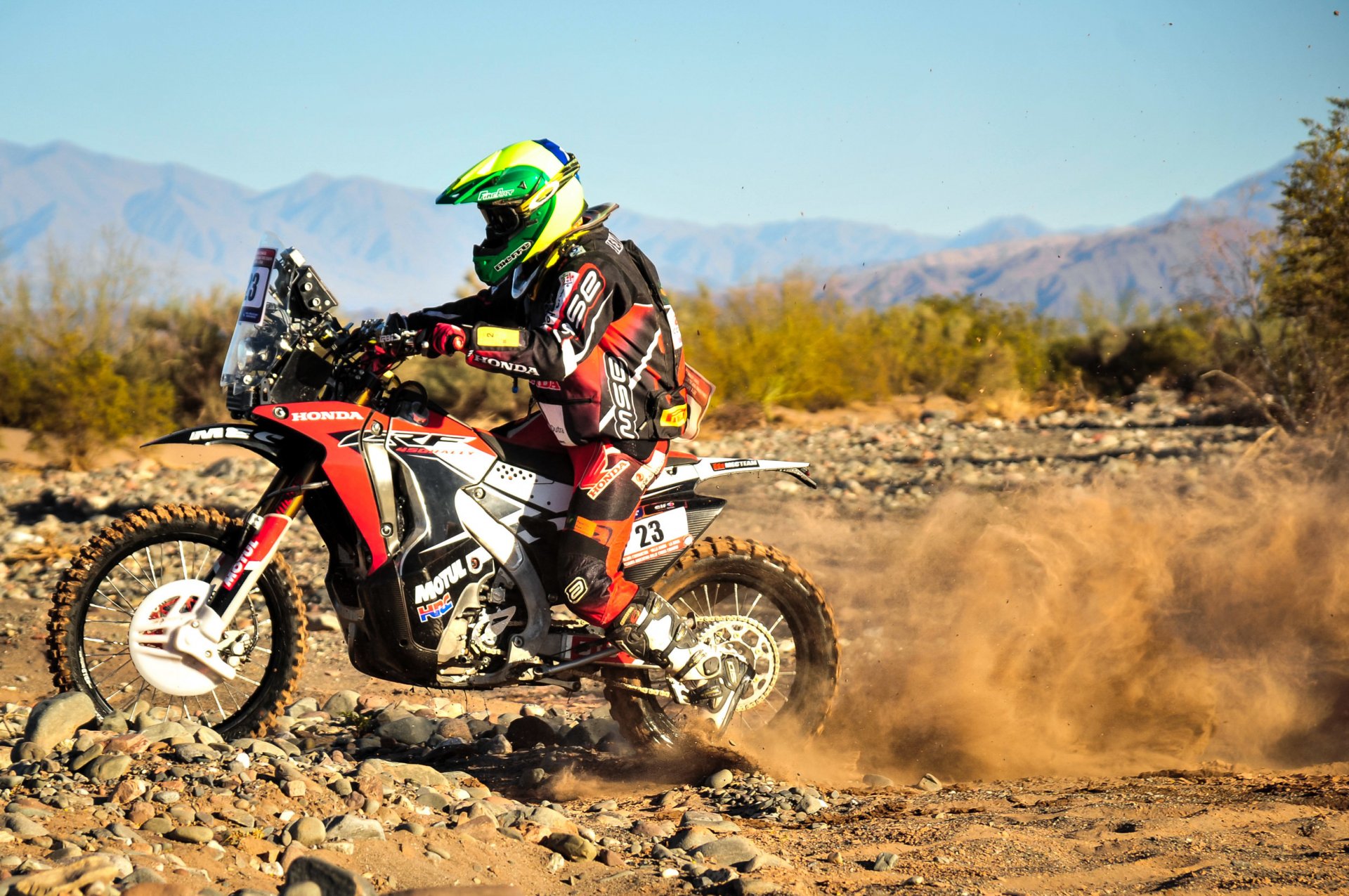 motocicleta moto dakar rally carrera deporte 2014 honda