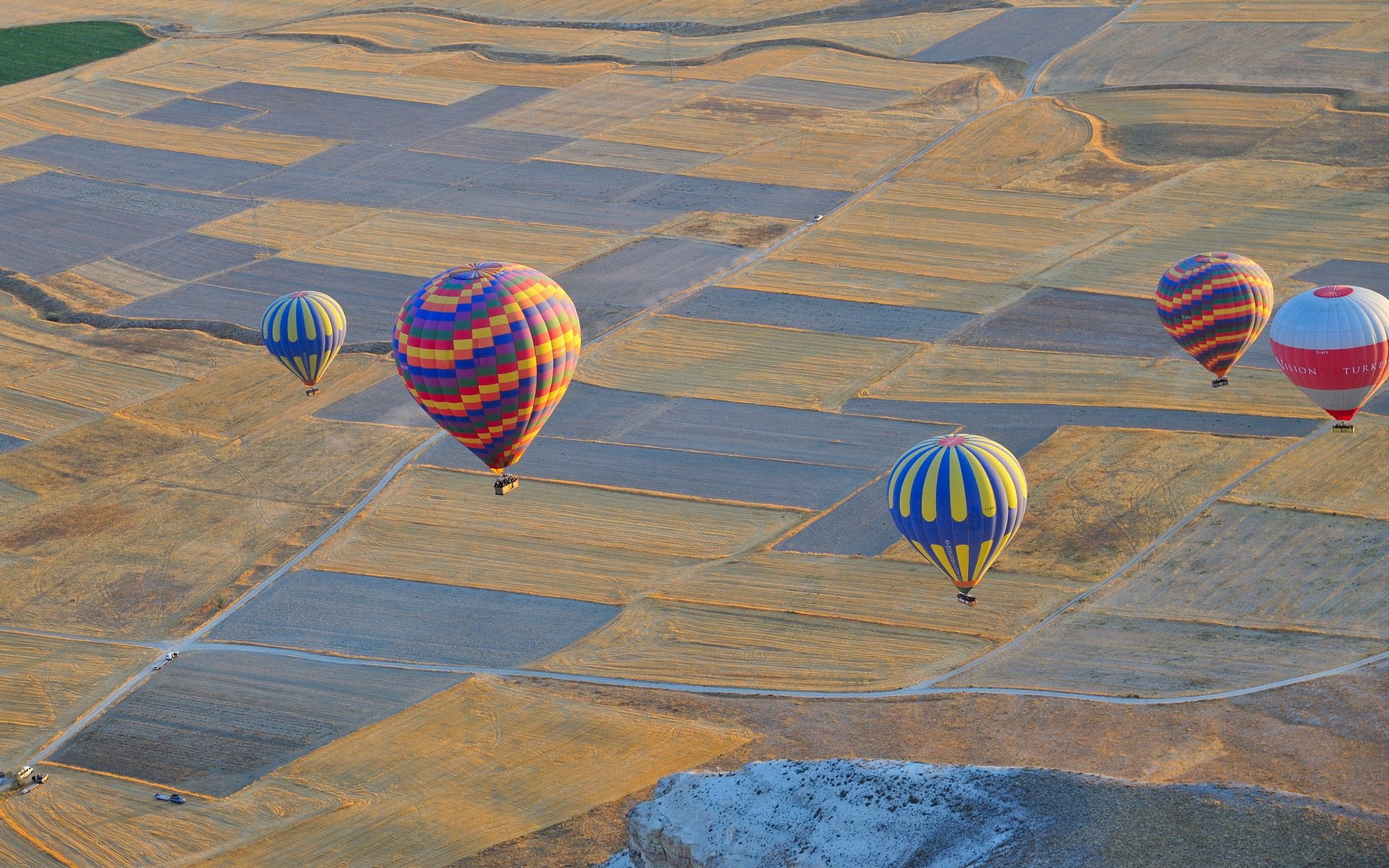 ballons sport paysage