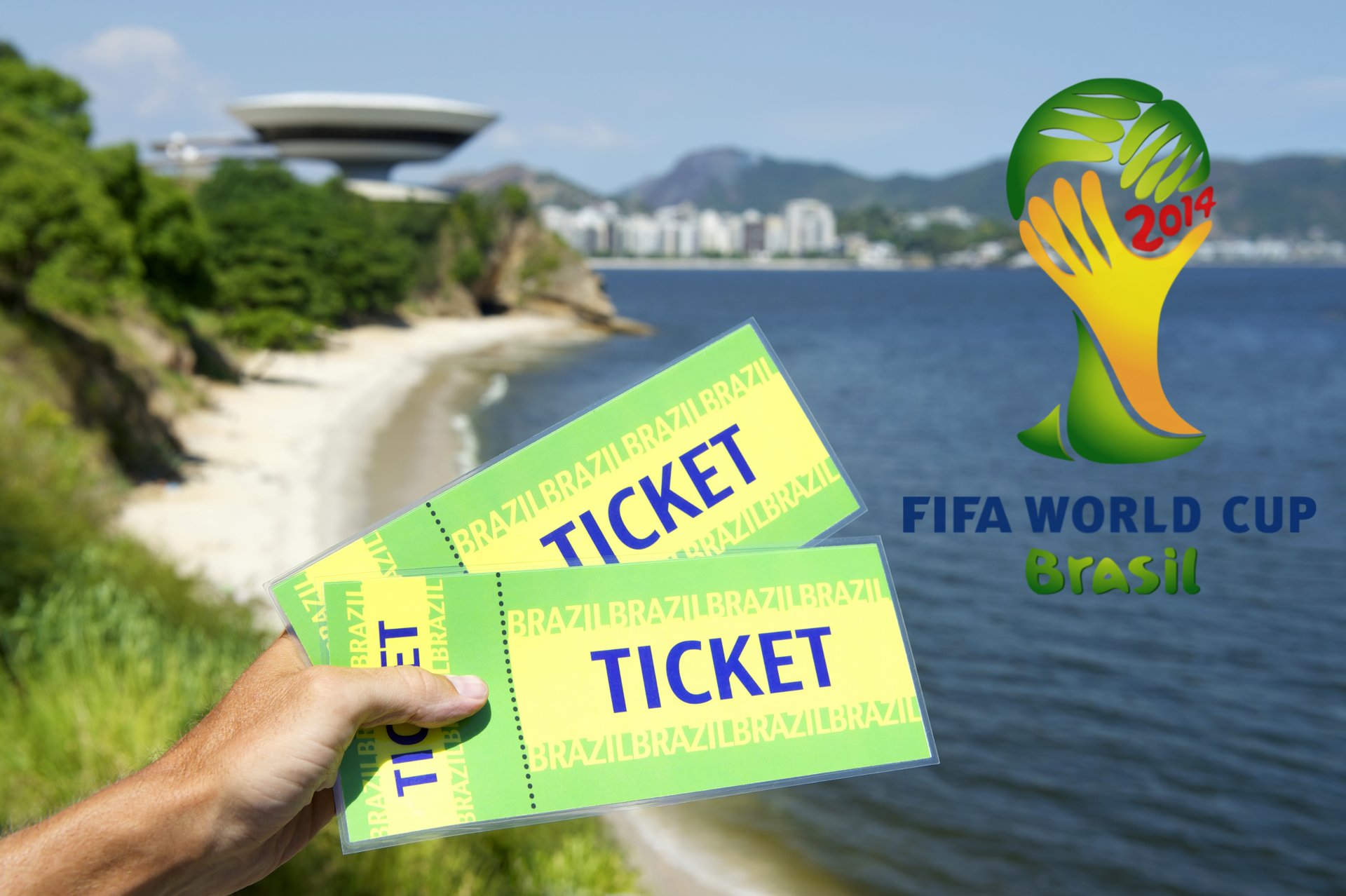 brasil fifa copa del mundo 2014 fútbol entradas logotipo