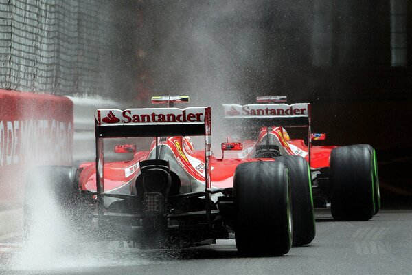 Ferrari-Motorsport im Formel-1-Rennen