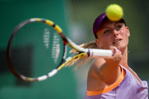 Agha Bogdan en un juego de tenis