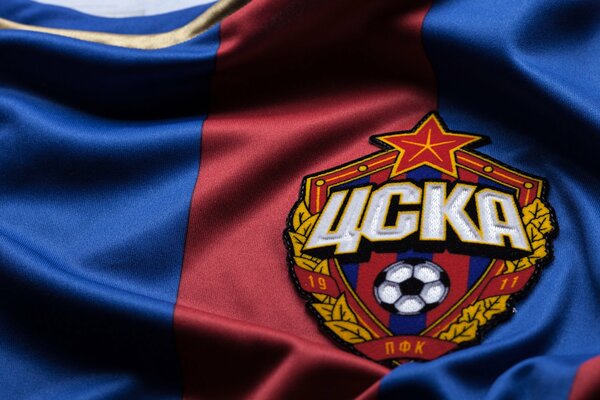 The logo of the professional football club CSKA