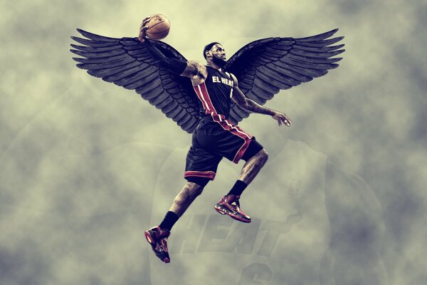 Les ailes d un grand basketteur