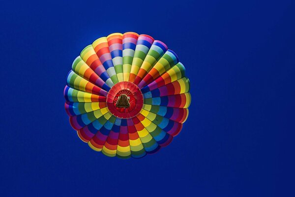 It is high and at the same time beautiful to fly on a balloon