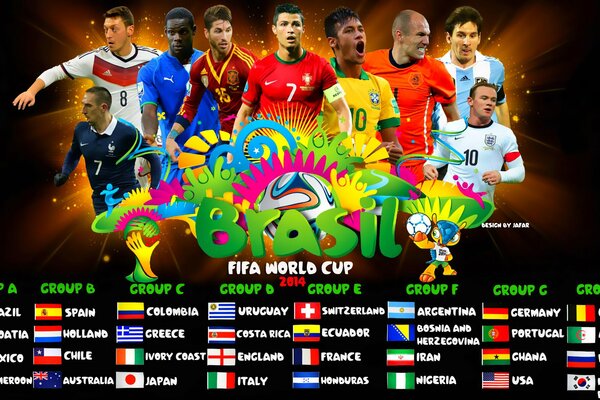Emblema de la Copa mundial de fútbol de Brasil 2014