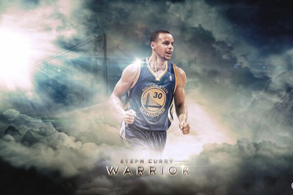 Basketball player Stephen curry at number 30