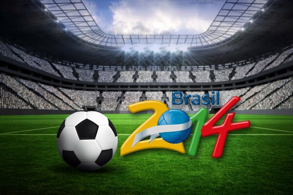 Logotipo de la FIFA 2014 en Brasil