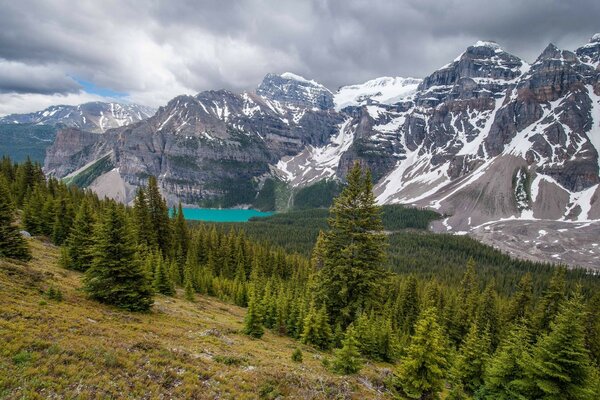 Parc National de Banff Mountain et Lake
