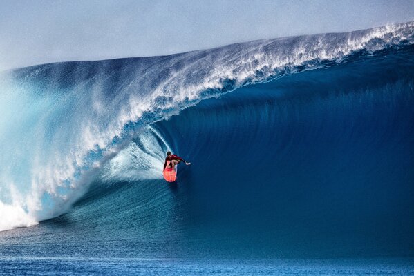 Surfing as you can see is a sport on the waves