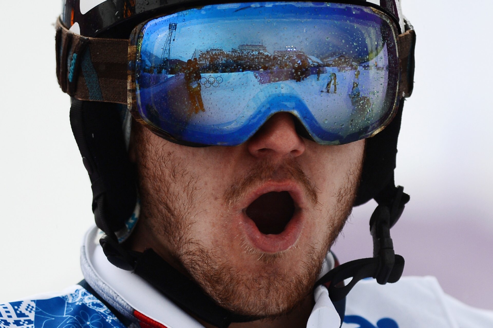 nikolai olyunin brille reflexion wow snowboarder sotschi 2014 silbermedaillengewinner olympische spiele snowboardcross russland