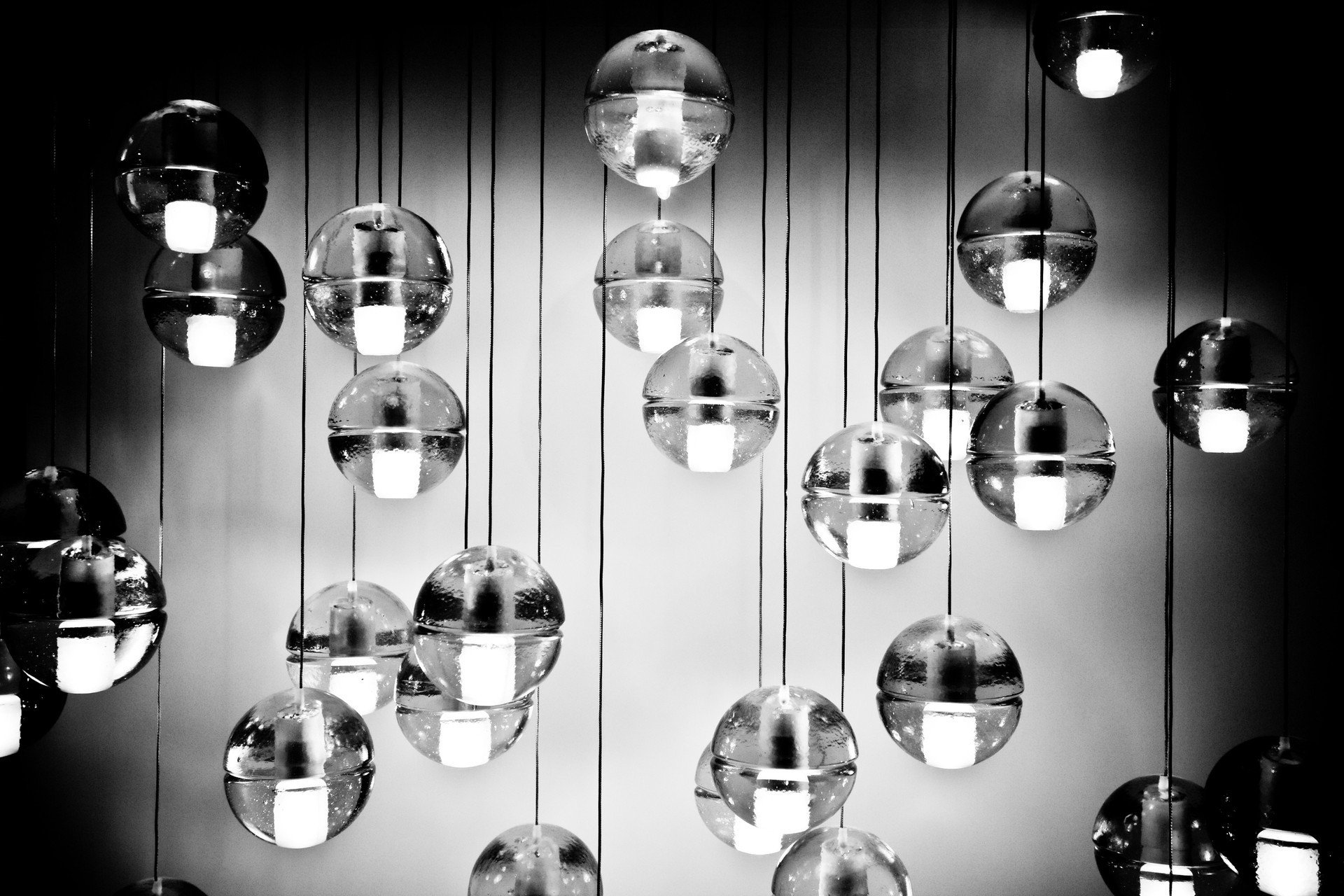 kenny black and white bulb balls monochrome