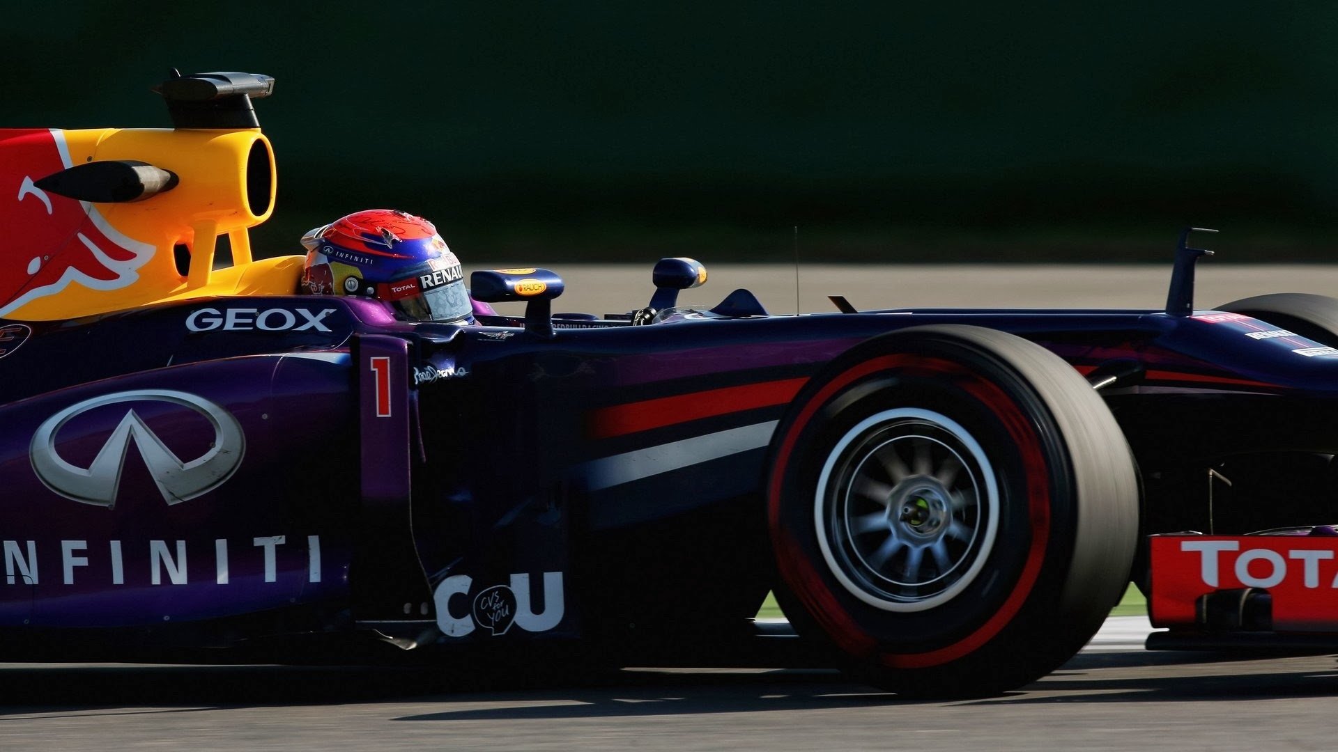 formuła jeden f1 czerwony byk sebastian vettel bolid wyścigi formuła 1