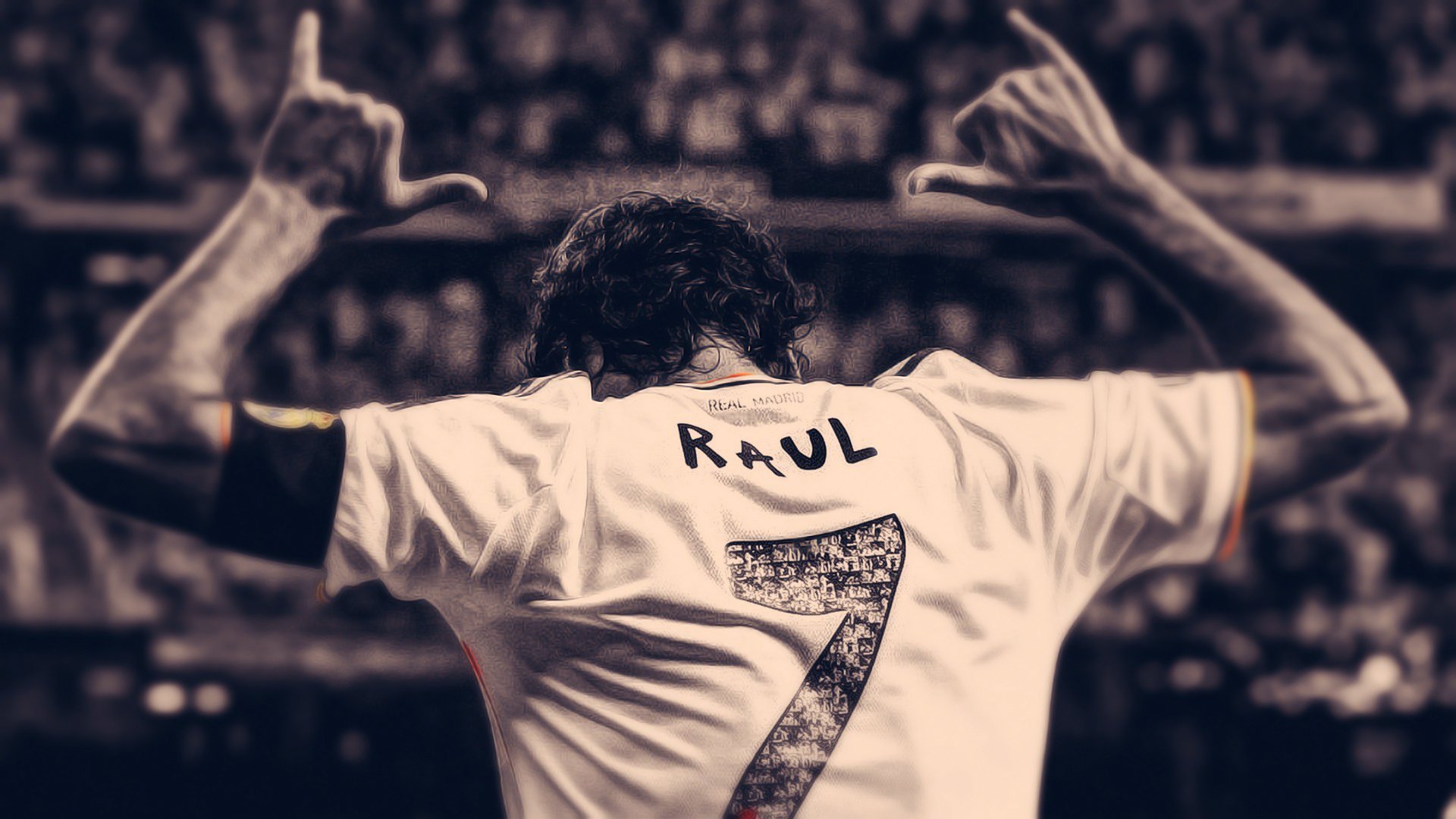 raul real madrid fußball sport spieler legende nummer sieben