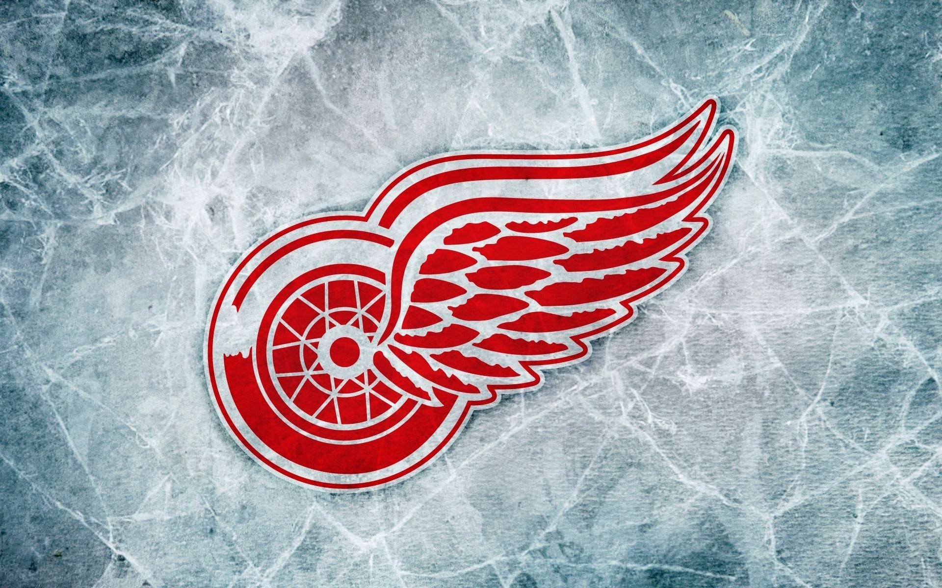 detroit red wings lnh hockey sur glace logo glace