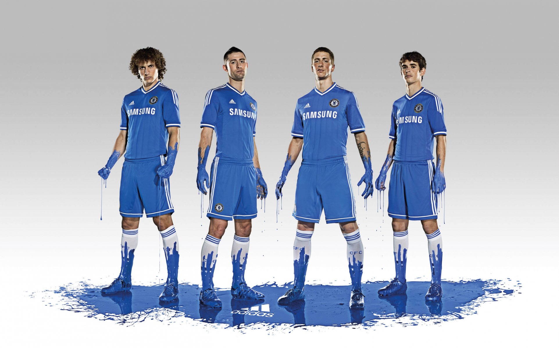 lide show presentatoin form club chelsea david luiz david luiz moreira marinho gary cahill gary james cahill fernando torres fernando josé torres sanz academy oscar dos santos emboaba júnior adidas sports football