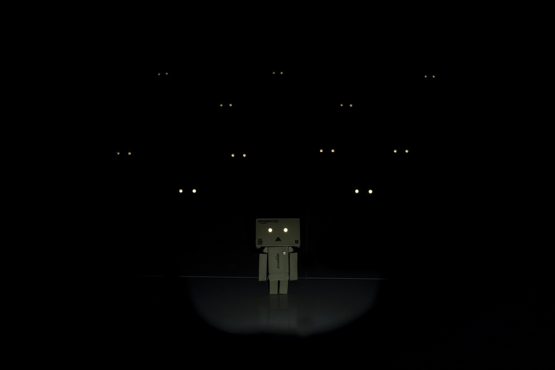 danbo niebezpieczeństwo noc ciemno-