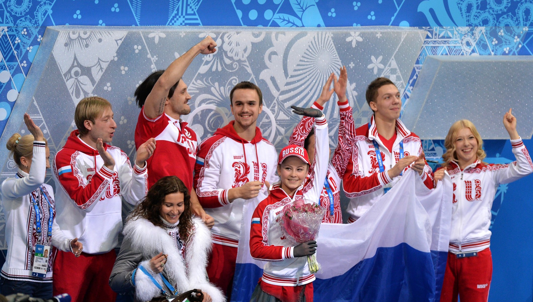 tatiana volosozhar evgeny plushenko eteri tutberidze maxim Trankov Fedor Klimov Yulia Lipnitskaya ksenia Stolbova dmitry solovyov ekaterina bobrova russian national team sochi 2014 sochi 2014 winter olympic games xxii winter olympic games sochi 2014 figure skating