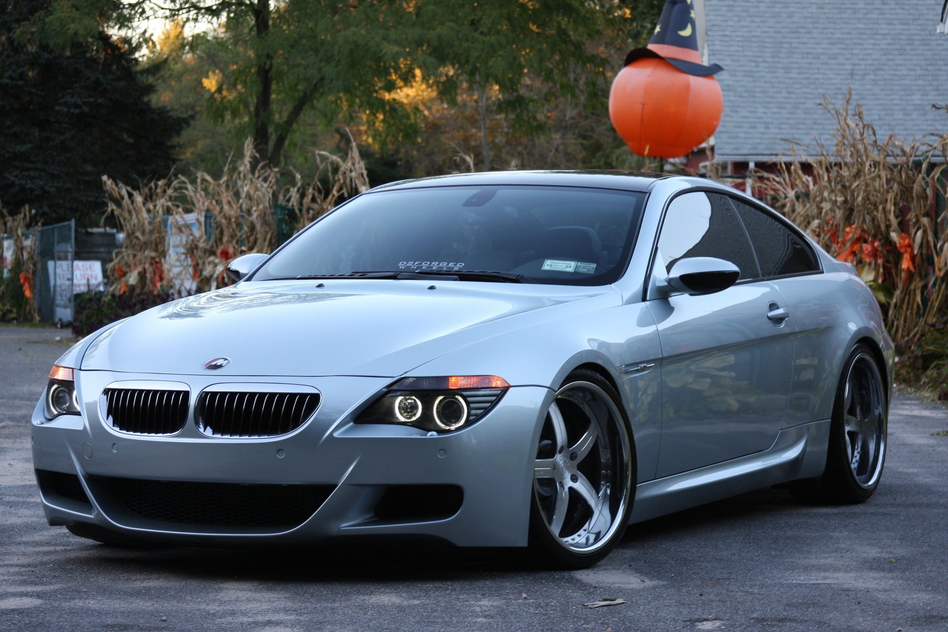 bmw silver m6 silver rims daylight e63 bmw